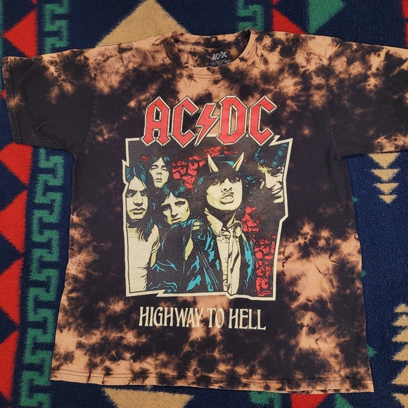 AC/DC | Tops | Acdc Highway To Hell Tie Dye | Poshmark